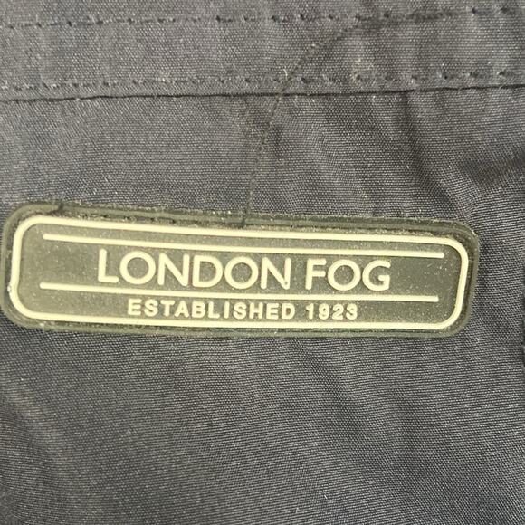 London Fog Kids Navy Sherpa Lined Hooded Winter Jacket Size 4 - Picture 10 of 13